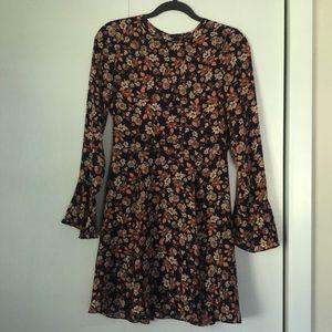 Floral long sleeve dress